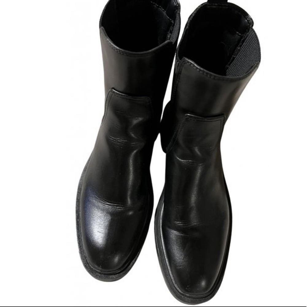 NWT! ZARA France leather ankle boots, 39 EU/8/8.5